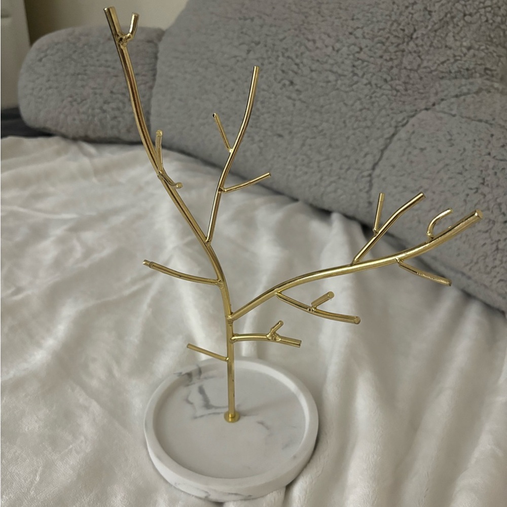 rachel zoe gold and marble tree jewelry holder !